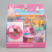 一言粉红兔玩具系列公主冰箱套装厨房洗衣机收银机女孩过家家