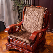 实木沙发垫带靠背加厚海绵，四季通用红木质，连体老式春秋椅坐垫防滑