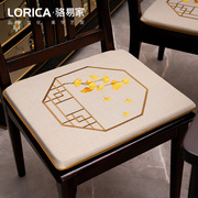中式刺绣餐桌椅坐垫实木沙发红木椅子圈椅太师椅茶桌椅坐垫