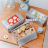 烘焙曲奇饼干铁盒包装可可，脆片雪花酥牛轧糖果，大号长方形空礼盒子
