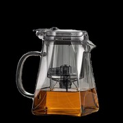 玻璃茶壶耐高温茶水分离滤茶器泡茶壶单壶泡茶家用按压飘逸杯套装