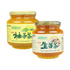 韩国农协蜂蜜生姜茶1kg*蜂蜜柚子茶1kg两瓶组合装韩国进口