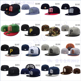 B189-252不可调节潮帽棒球帽子男女嘻哈街舞平檐帽反戴外贸棒球帽