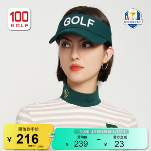 RyderCup莱德杯高尔夫球帽女时尚无顶帽大檐帽遮阳运动女帽