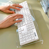 桌面键盘支架亚克力托架台式笔记本，电脑增高架透明搁板打字支撑架