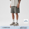 bodydream运动短裤男士夏季纯色，凸骨绣工艺休闲裤，宽松直筒五分裤