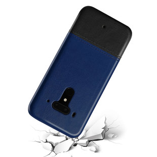 htcu12plus手机壳撞色拼接外壳，适用htcu11+plus半包个性硬壳潮