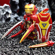 兼容乐高漫威复仇者联盟灭霸超人，钢铁侠mk85超级英雄积木人仔玩具