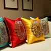 新中式抱枕中国风高档刺绣沙发靠枕客厅床头靠垫大腰枕含芯靠背垫