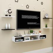 电视机顶盒置物架挂墙上搁板，卧室客厅影视电视背景墙壁挂创意装饰