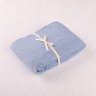 无印日式床单床笠单件天竺棉良品床垫保护套床罩全棉针织裸睡床品