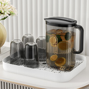 冰箱冷藏凉水壶食品级大容量，水壶水杯高颜值两用套装冷水壶耐高温
