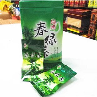 2024海南春绿茶 特级茶叶散装白沙五指山绿茶8克×25包 特产