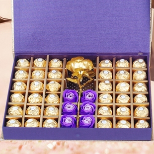 费列罗巧克力礼盒装送男女朋友同学，闺蜜生日创意情人节糖果礼物