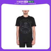 韩国直邮PHILIPP PLEIN22FW短袖T恤男AABCMTK5632 PJY002N0202BLA