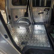 长安v3欧诺s欧尚4500s460内饰板防护花纹铝板载货不锈钢车厢地板