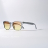 独特落日色复古款太阳眼镜UV400防紫外线辐射百搭配近视小众墨镜