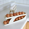 鸡蛋收纳盒冰箱侧门自动滚动鸡蛋托食品级厨房鸡蛋架日式食品置物