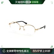 jimmychoo周仰杰眼镜框女jc290f金属圆形半框光学眼镜架