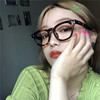 韩版经典小方框个性豹纹超轻粗框百搭脸型可配近视眼镜女懒人素颜