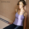 DIVINA BLU多伦多系列象征裸感吊带美背瑜伽服上衣带胸垫运动背心