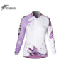 cyaro粉紫色骑行服长袖上衣女款，透气春夏季薄款自行车服单车服(单车服)