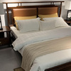 新中式乌金木床现代简约设计双人床主卧极简轻奢婚床卧室实木家具