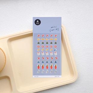 韩国sonia贴纸 迷你系列deco.07 学习工具 可爱标签贴手帐装饰贴