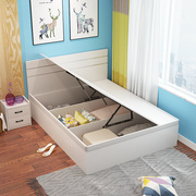 简约现代1.5米1.8米床储物床高箱床单人双人床可定制侧开床