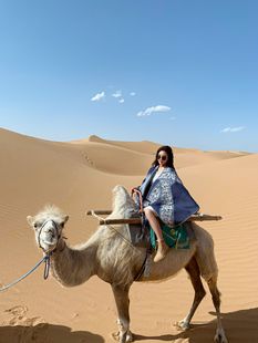 藏青色提花开叉民族风旅游披肩女保暖加厚两用斗篷外套秋冬季