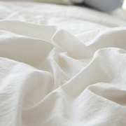 简约纯棉水洗棉蕾丝，公主床裙四件套纯色全棉，床单被套1.8.m床上用