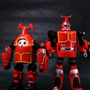 铁甲小宝卡布达版可变形玩具手办童年回忆模型可动玩偶摆件