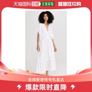 香港直邮潮奢lemlem女士，abira深v领连衣裙