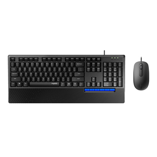 雷柏nx2000有线键鼠套装，usb办公游戏家用台式笔记本电脑键盘鼠标