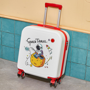儿童行李箱女孩小型轻便18寸登机小学生拉杆箱卡通可坐旅行密码箱