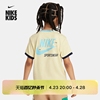 nike耐克男童幼童，印花t恤夏季针织休闲运动舒适圆领hf2119