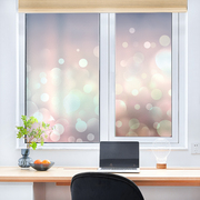 玻璃贴纸透光不透明3d贴画卧室卫生间窗户，磨砂贴膜无胶静电贴防窥