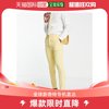 香港直邮潮奢 ASOS 男士设计紧身黄色西装裤