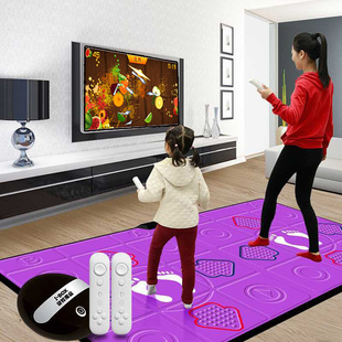 酷舞pu跳舞毯无线双人电视，电脑接口跳舞机家用体感跑步儿童游戏机