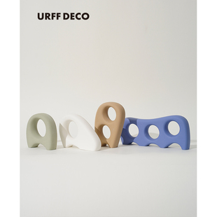 urffdeco专利怪兽，工作室艺术雕塑摆件高温，陶瓷客厅可爱装饰品