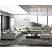 米洛提布艺沙发转角组合大小户型北欧简约现代客厅别墅设计师家具