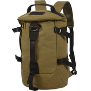 双肩包大容量旅行包袋复古美式多用帆布背包单肩斜挎包休闲手提包