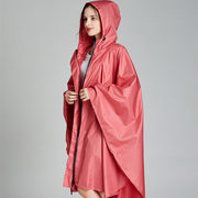 雨衣女斗篷式成人男户外徒步背包玩水服防飞沫防风衣大码外套雨披