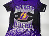 nba洛杉矶湖人队圆领衫，t恤球衣队服，篮球服背心运动