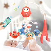 婴儿玩具0-1岁新生儿床铃婴幼，儿童宝宝男孩女孩，床头挂件旋转摇铃