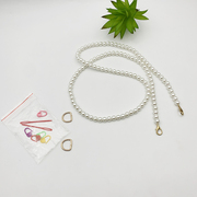 手工定制珍珠包包仙女斜跨链条diy材料配件挎包可手提带单肩复古