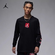 Nike耐克男子长袖T恤冬JORDAN运动休闲圆领针织衫FD7018-010