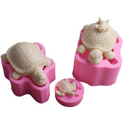 乌龟海龟金钱龟动物翻糖硅胶模具 diy慕斯蛋糕巧克力烘焙卡通大号