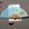 中国风8寸28方男女式折扇，日式和风手工，舞蹈汉服随身流苏古风扇子