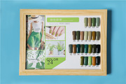 迷兰美甲店专用绿色经典指甲油，胶美甲光疗胶，蔻丹胶广州甲油胶